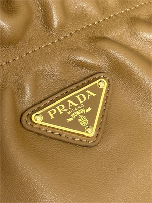 Prada Nappa leather shoulder bag Caramel Color 1BG541
