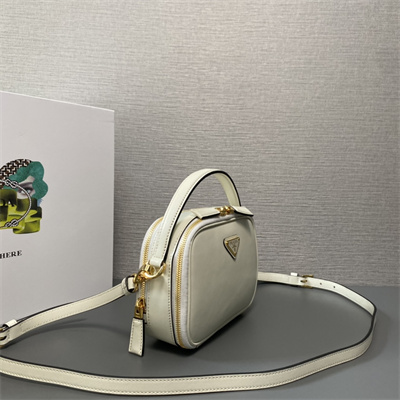 Prada Odette leather mini-bag White Color 1BH203