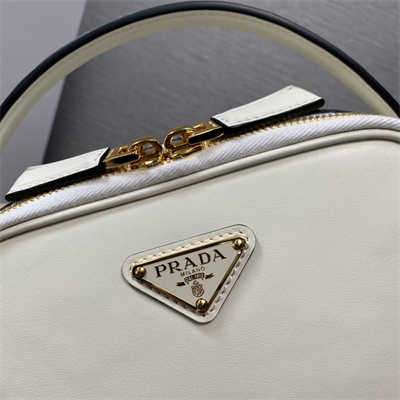 Prada Odette leather mini-bag White Color 1BH203