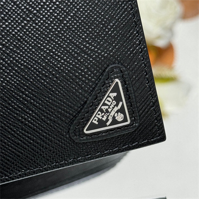 Prada Saffiano Leather Wallet Black 2M0513