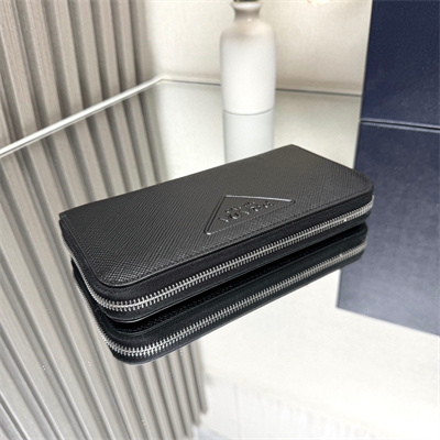 Prada Saffiano Leather Wallet Black 2ML317