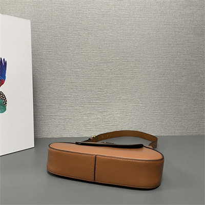 Prada Small leather shoulder bag Caramel 1BD358