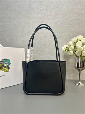 Prada Leather mini tote bag Black 1BG539