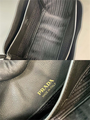 Prada Leather mini tote bag Black 1BG539