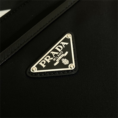 Prada Re-Nylon and Saffiano shoulder bag In Black 2VH118
