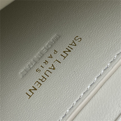 Y.S.L Mini Voltaire In Box Saint Laurent White Color