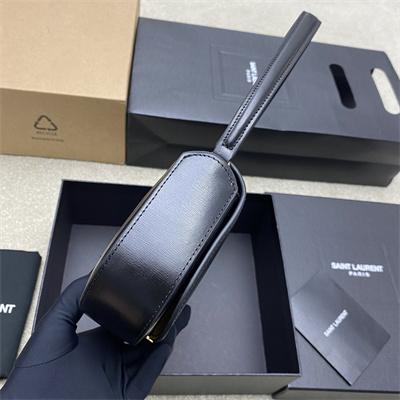 Y.S.L Mini Voltaire In Box Saint Laurent Black Color