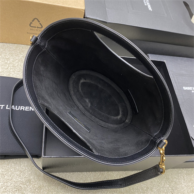 Y.S.L CELIA Mini Tote In Smooth Leather Black Color