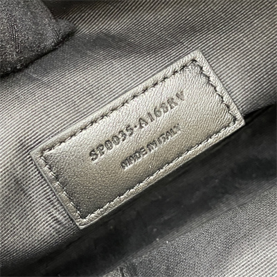 Y.S.L Sade Clutch In Quilted Lambskin Black