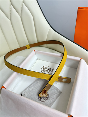 Hermes Kelly 18 Belt Epsom Leather Rose Gold Hardware Juane Amber