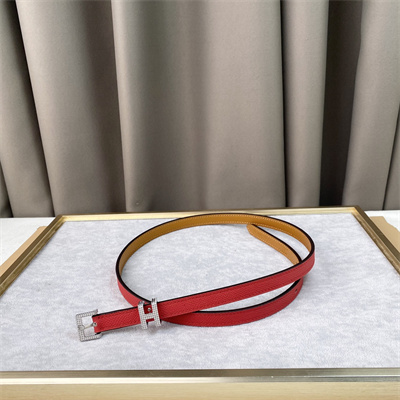 Hermes Pop H Guillochee 15 belt 15MM Cowhide Red