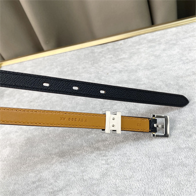 Hermes Pop H Guillochee 15 belt 15MM Cowhide Black