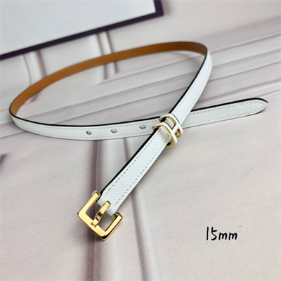 Hermes Pop H 15 belt Empsom Leather White/Brown
