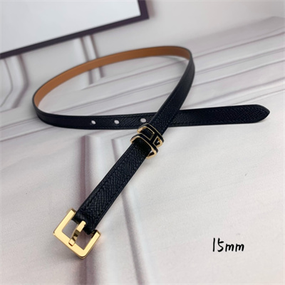 Hermes Pop H 15 belt Empsom Leather Black/Brown