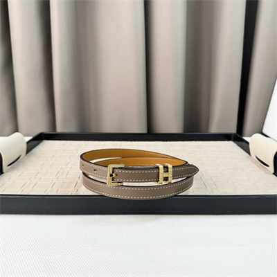 Hermes Pop H Guillochee 15 belt Cowhide Gold Tone Hardware Etoupe/Brown