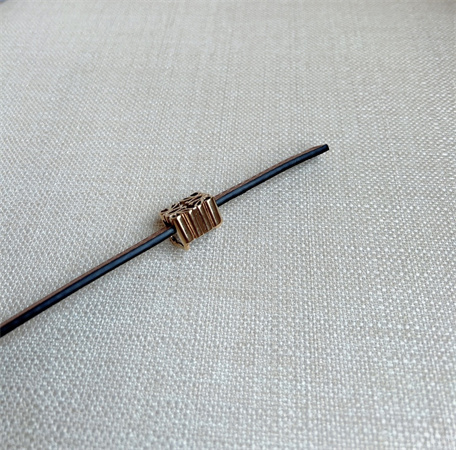 Loewe Belt In Calfskin 10MM Gold Hardware Brown/Black