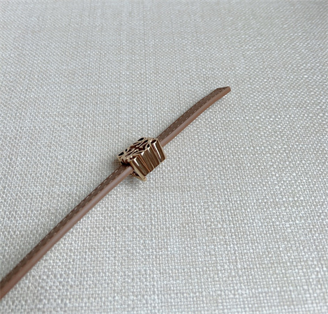 Loewe Belt In Calfskin 10MM Gold Hardware Brown