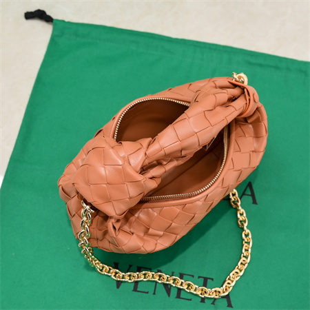 BV Mini Jodie With Chain In Lambskin Leather Clay Red