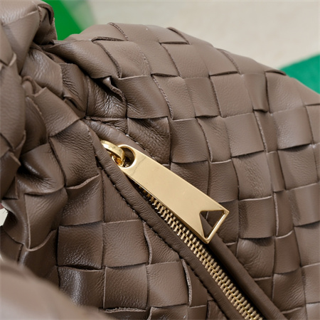 BV Small Jodie In Lambskin Leather Taupe Grey Color