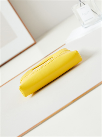 Cha.nel 31 Nano Chain Bag Lambskin Gold Tone Metal Yellow AS3656