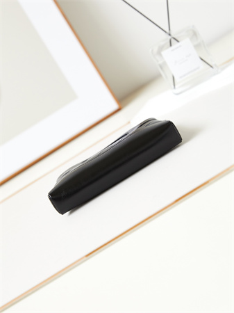 Cha.nel 31 Nano Chain Bag Calfskin Gold Tone Metal Black AS3656