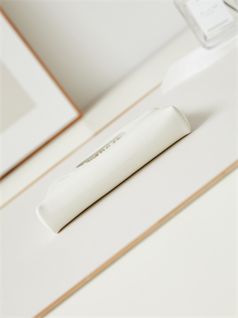 Cha.nel 31 Nano Chain Bag Calfskin Gold Tone Metal White AS3656