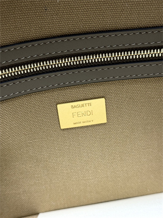 Fen.di Baguette Multicolor FF Canvas Bag