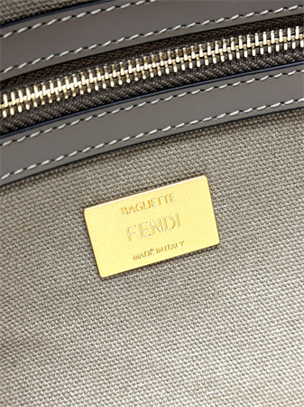 Fen.di Baguette FF Canvas Bag