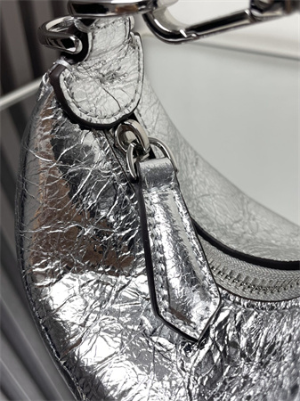 Fendigraphy Nano Leather Bag Silver/Silver