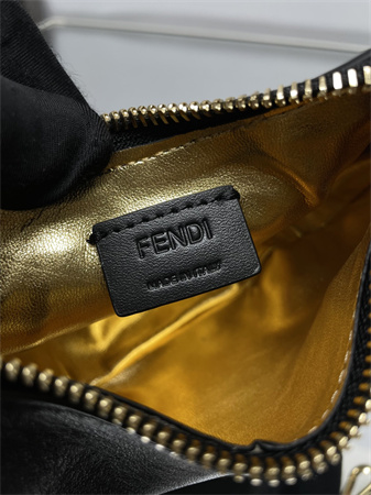 Fendigraphy Nano Leather Bag Black