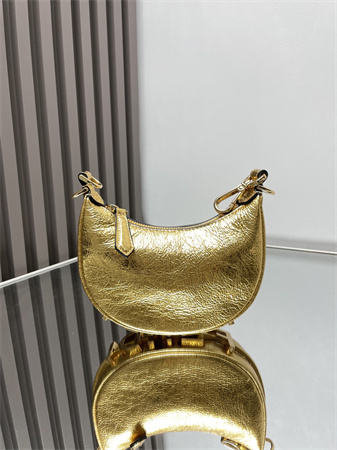 Fendigraphy Nano Leather Bag Gold