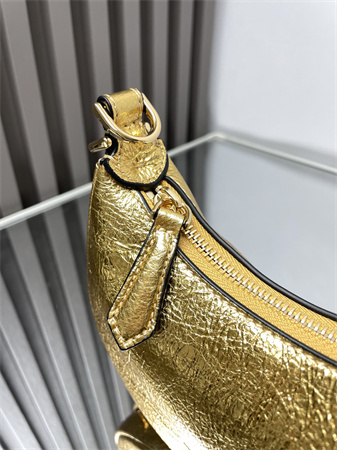 Fendigraphy Nano Leather Bag Gold