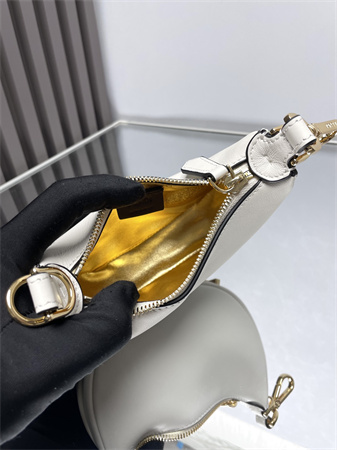 Fendigraphy Nano Leather Bag White