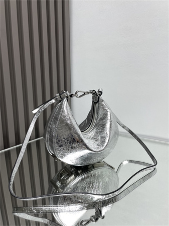 Fendigraphy Mini Leather Bag Silver/Silver