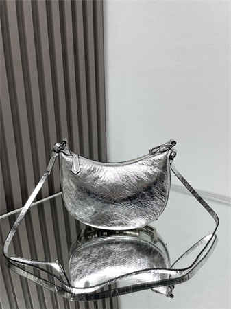 Fendigraphy Mini Leather Bag Silver/Silver