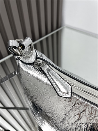 Fendigraphy Mini Leather Bag Silver/Silver