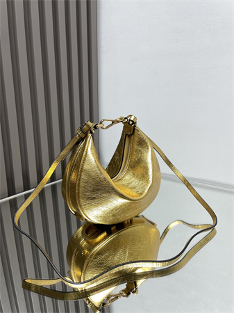 Fendigraphy Mini Leather Bag Gold