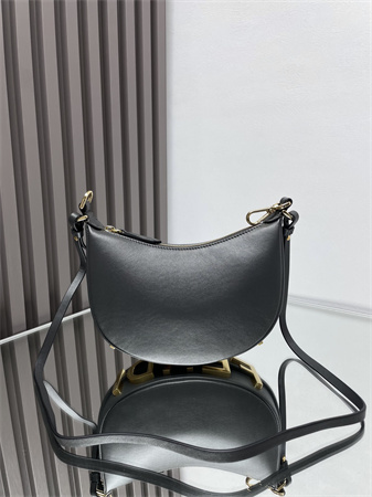 Fendigraphy Mini Leather Bag Dk Grey