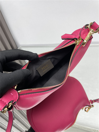 Fendigraphy Mini Leather Bag Hot Pink