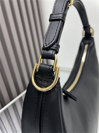 Fendigraphy Small Leather Bag Black