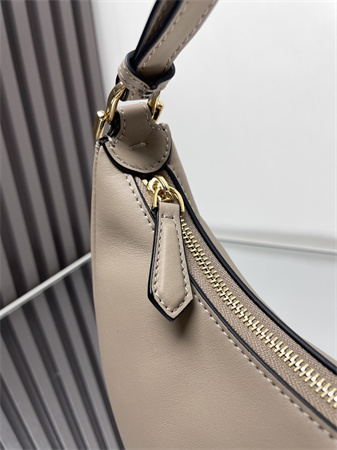 Fendigraphy Small Leather Bag Dove Grey