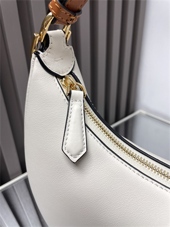 Fendigraphy Small Leather Bag White