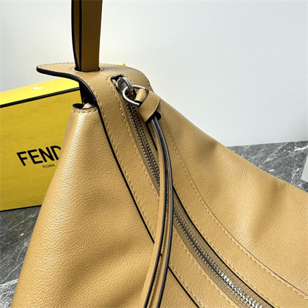 Fendi Simply Large Calfskin Bgg Brown Color