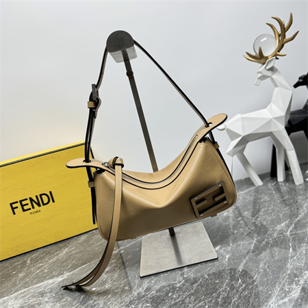 Fendi Simply Mini Calfskin Bgg Brown Color