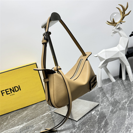 Fendi Simply Mini Calfskin Bgg Brown Color