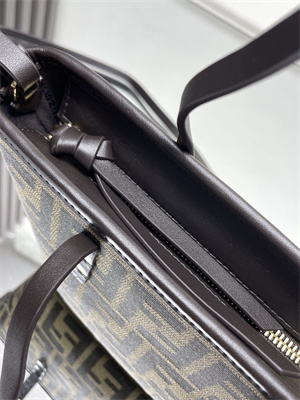 Fendi Roll Mini Tote Bag FF jacquard