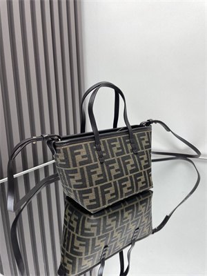 Fendi Roll Mini Tote Bag FF jacquard