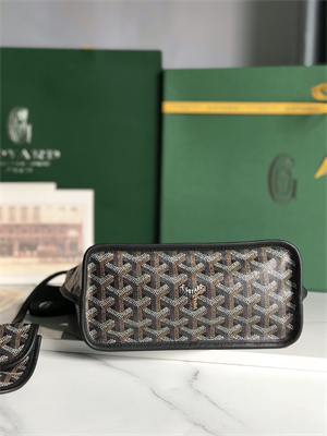 Goyard Anjou Mini Bag Chevroches Calfskin & Goyardine Canvas