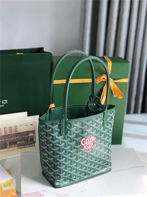 Goyard Anjou Mini Bag Chevroches Calfskin & Goyardine Canvas