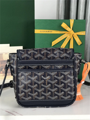Goyard Grand Bleu PM Shoulder Bag Goyardine Canvas &  Calfskin